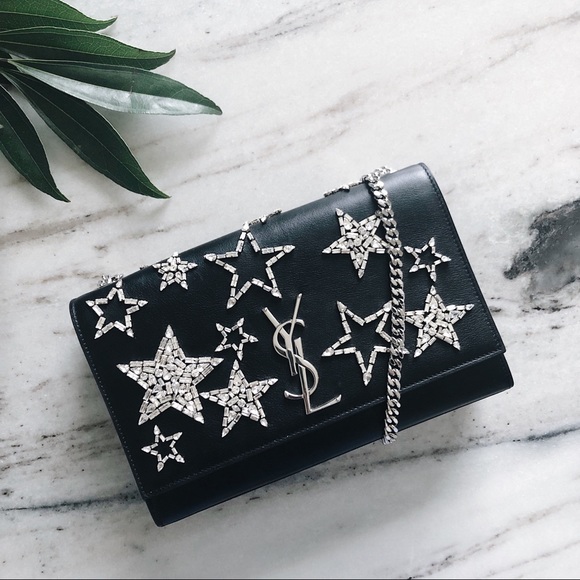 SAINT LAURENT Star Medium Monogram Kate Bag - Picture 2 of 8